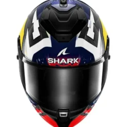 Casco Integrale Shark Spartan Gt Pro Carbon Replica Zarco Signature Chrome Rosso