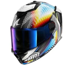 Casco Integrale Shark Spartan Gt Pro Carbon Sthyr Carbon Bianco Cromato Lucido