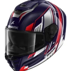 Casco Integrale Shark Spartan Rs Byrhon Blu Bianco Chrome