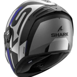 Casco Integrale Shark Spartan Rs Carbon Shawn Blu SIlver Opaco
