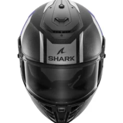 Casco Integrale Shark Spartan Rs Carbon Shawn Blu SIlver Opaco