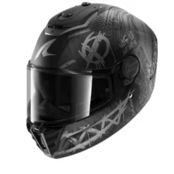 Casco Integrale Shark Spartan Rs Carbon Shiever Antracite Opaco