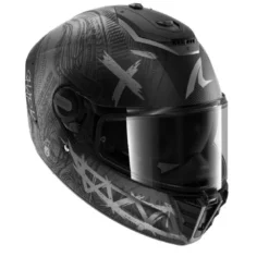 Casco Integrale Shark Spartan Rs Carbon Shiever Antracite Opaco