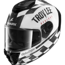 Casco Integrale Shark Spartan Rs Raceshop Bianco Nero Rosso