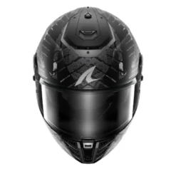 Casco Integrale Shark Spartan Rs Reptaia Nero Antracite Opaco