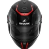 Casco Integrale Shark Spartan Rs Stingrey Nero Antracite Rosso Opaco