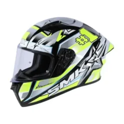 Casco Integrale SMK Stellar Uno Sport Giallo Grigio