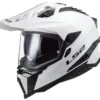 Casco Integrale Touring Ls2 Mx701 Explorer Solid Bianco Lucido