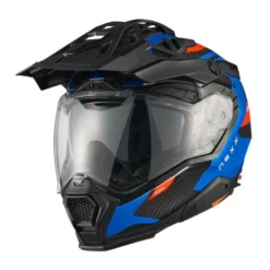 Casco Integrale Touring Nexx X.Wed 3 Keyo Adventure Blu Rosso Opaco