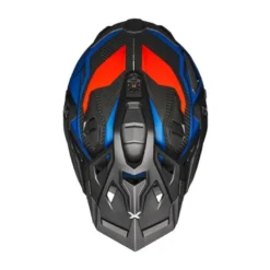 Casco Integrale Touring Nexx X.Wed 3 Keyo Adventure Blu Rosso Opaco