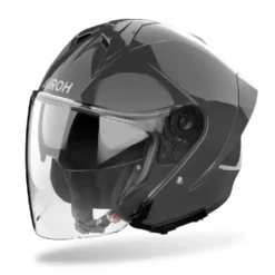 Casco Jet Airoh H.21 Color Grigio Scuro Lucido