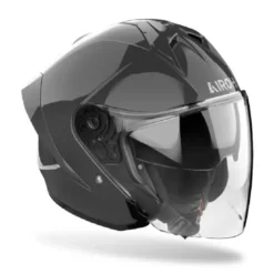 Casco Jet Airoh H.21 Color Grigio Scuro Lucido