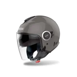 Casco Jet Airoh Helyos Color Grigio Scuro Lucido