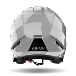 Casco Jet Airoh Kombakt Color Concrete Grigio Lucido