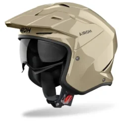 Casco Jet Airoh Kombakt Color Moka Glow Lucido