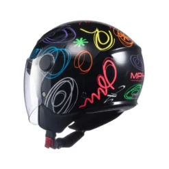 Casco Jet Bambino MPH Play Fantasy Nero