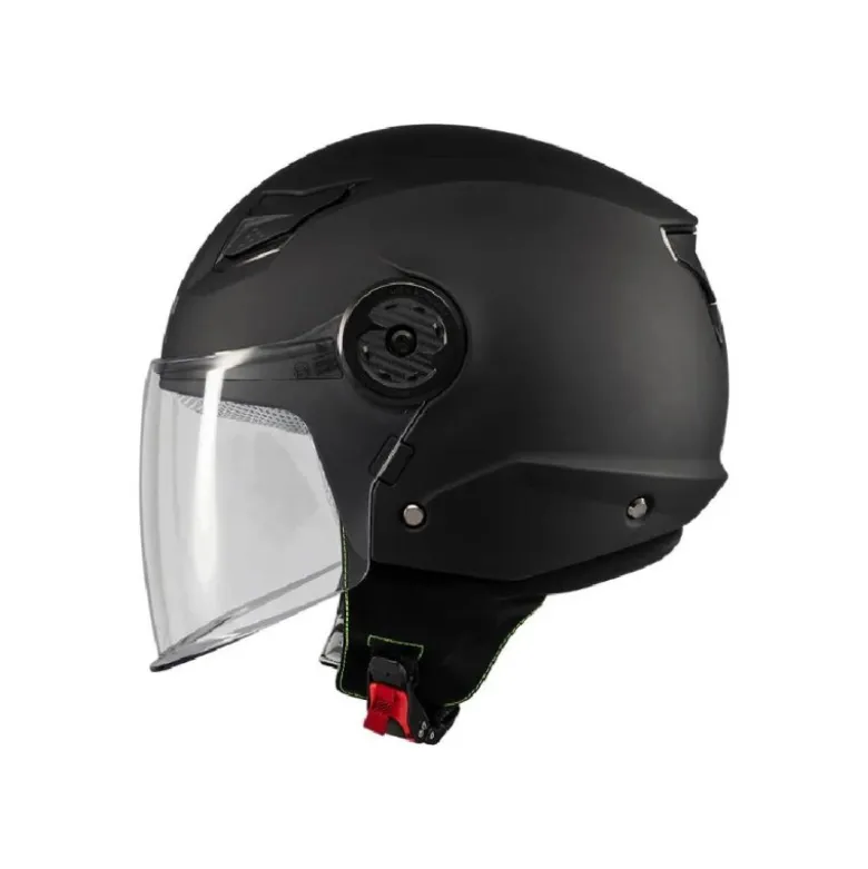 Casco Jet Bambino Mt Helmets Of514 Lite A1 Pure Nero Opaco