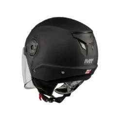Casco Jet Bambino Mt Helmets Of514 Lite A1 Pure Nero Opaco