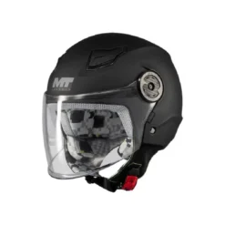 Casco Jet Bambino Mt Helmets Of514 Lite A1 Pure Nero Opaco