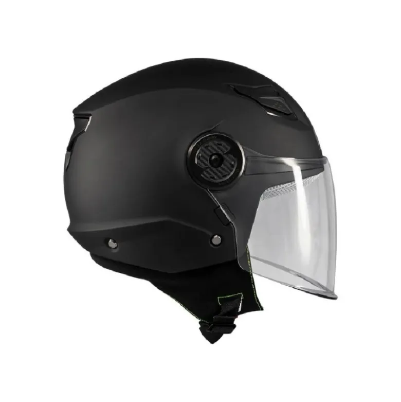 Casco Jet Bambino Mt Helmets Of514 Lite A1 Pure Nero Opaco