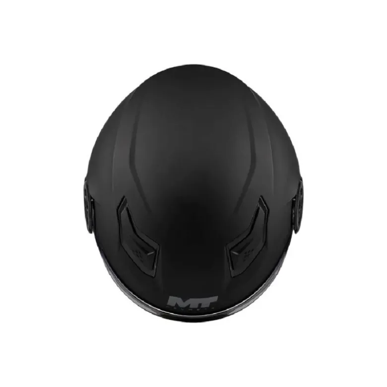 Casco Jet Bambino Mt Helmets Of514 Lite A1 Pure Nero Opaco
