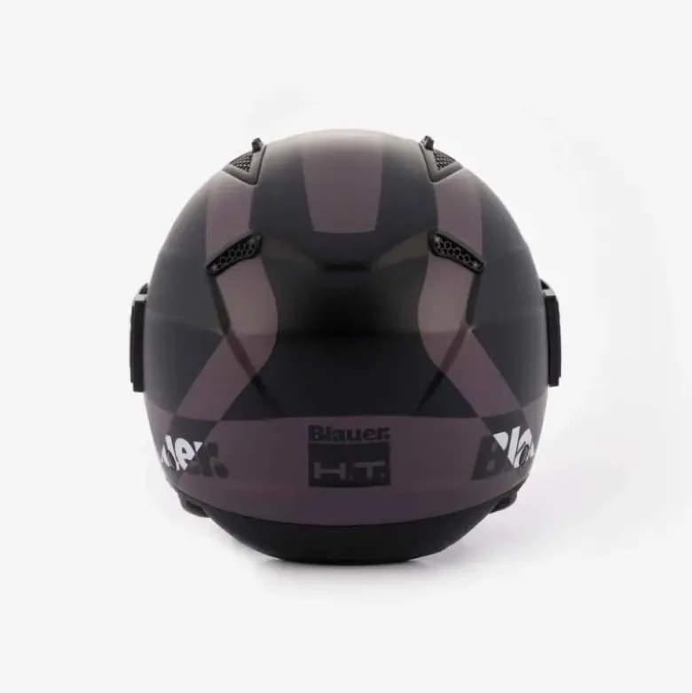 Casco Jet Blauer Bet HT Nero Titanio Bianco