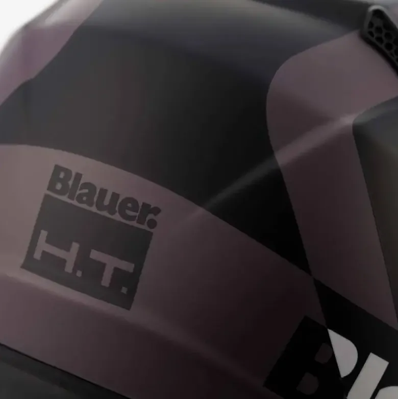 Casco Jet Blauer Bet HT Nero Titanio Bianco