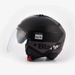 Casco Jet Blauer Bet HT Nero Titanio Bianco