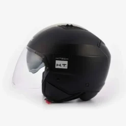 Casco Jet Blauer Bet Monochrome Nero Opaco