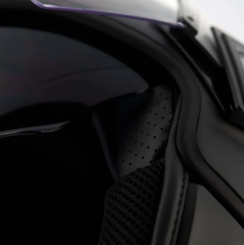 Casco Jet Blauer Bet Monochrome Nero Opaco
