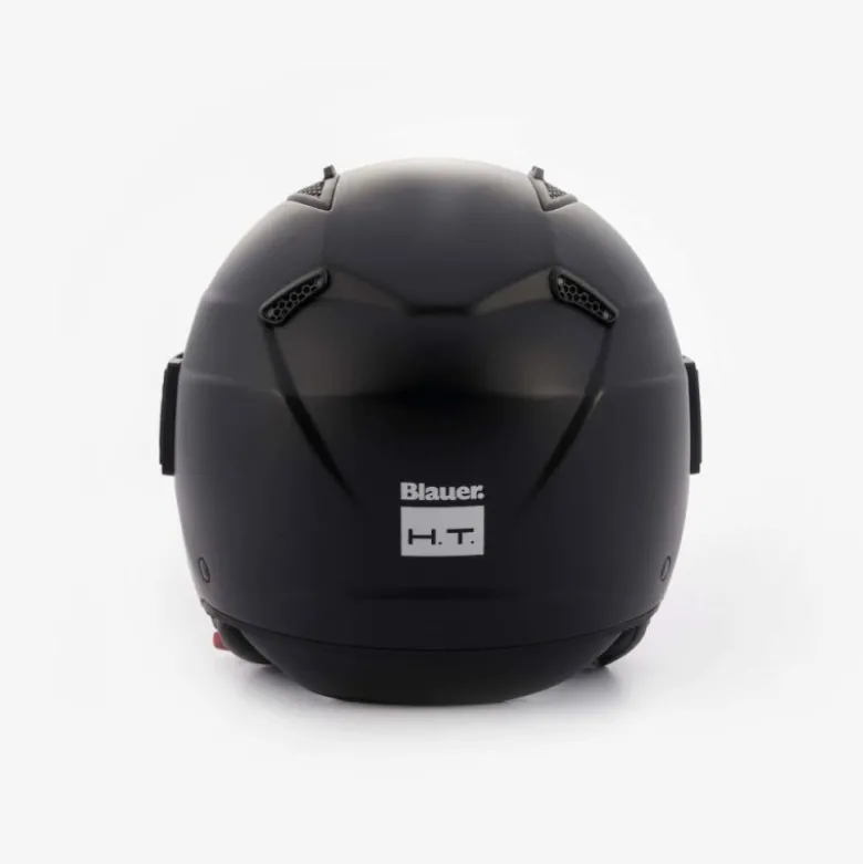 Casco Jet Blauer Bet Monochrome Nero Opaco
