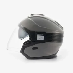 Casco Jet Blauer Hacker BTR Grigio