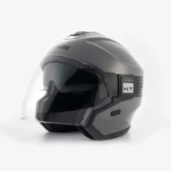 Casco Jet Blauer Hacker BTR Grigio