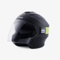 Casco Jet Blauer Hacker BTR Nero Giallo
