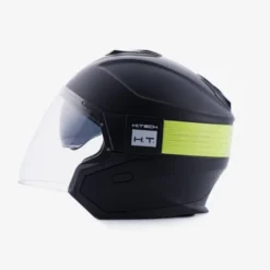 Casco Jet Blauer Hacker BTR Nero Giallo
