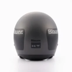 Casco Jet Blauer Pilot 06 Go Grafica Titanio Nero Opaco