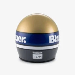 Casco Jet Blauer Pilot 4.0 Oro Blu Grigio Lucido