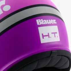 Casco Jet Blauer Pilot 4.0 Titanio Fucsia Opaco