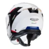 Casco Jet Caberg Flyon II Boss Bianco Nero Rosso Blu