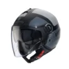 Casco Jet Caberg Riviera V4 X Alpha Nero Opaco Antracite Grigio