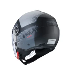 Casco Jet Caberg Riviera V4 X Alpha Nero Opaco Antracite Grigio