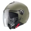 Casco Jet Caberg Riviera V4 X Verde Militare Opaco