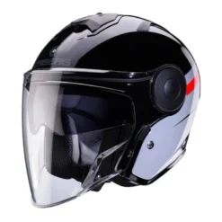 Casco Jet Caberg Soho Zephyr Nero Grigio Rosso