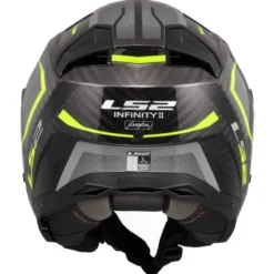 Casco Jet Carbonio Ls2 OF603 Infinity II Carbon Urus H-V Giallo