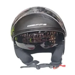 Casco Jet Dieffe DF62 Nero Opaco