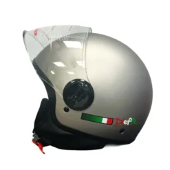 Casco Jet Dieffe DF2003 Titanio Opaco