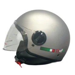 Casco Jet Dieffe DF2003 Titanio Opaco