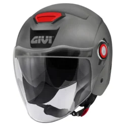 Casco Jet Givi 12.5 Solid Titanio Opaco