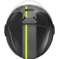 Casco Jet Givi 12.5 Touch Nero Opaco Giallo