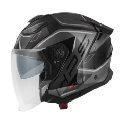 Casco Jet Givi X.31 Impact Nero Dark Titanio Rosso